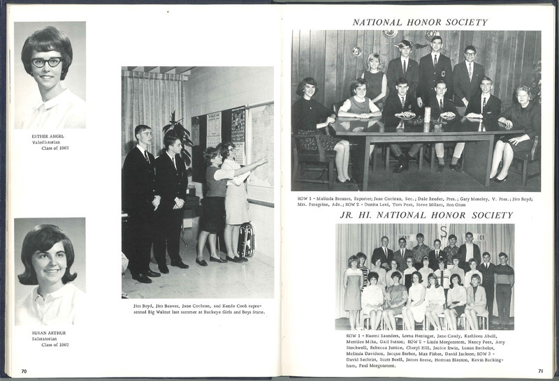 Big Walnut High School Yearbook. 1968: The Flame (p.38)