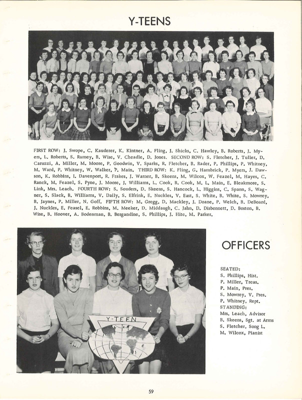 Big Walnut High School Yearbook. 1957: The Flame  (62)