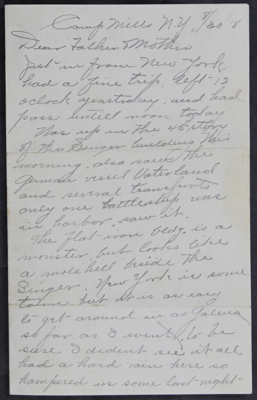 Charlie C. Bricker World War I Letters (p. 52)