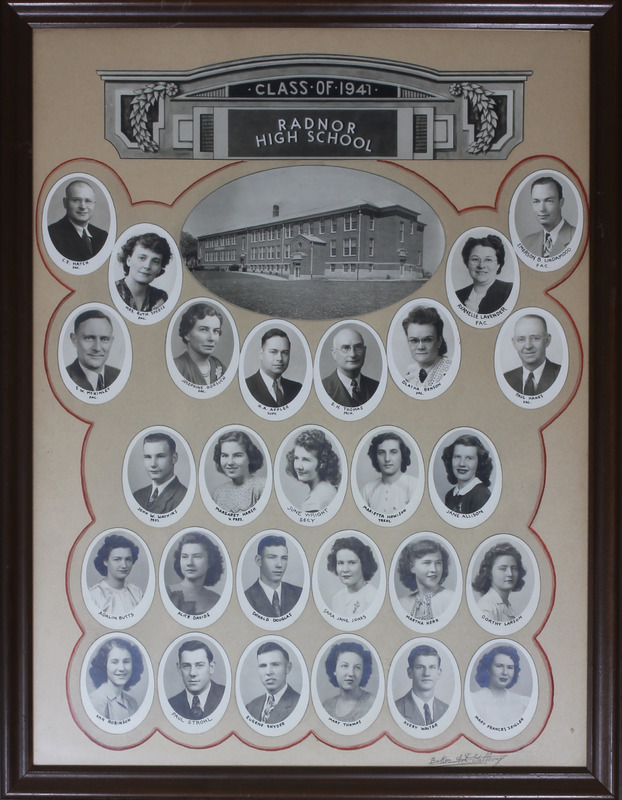 Radnor High School Senior Class Picture 1947