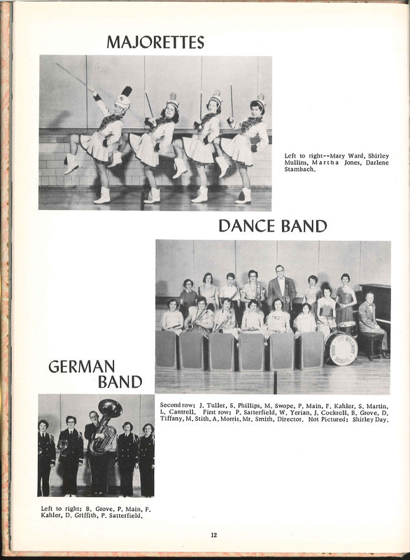 Big Walnut High School Yearbook. 1954: The Flame (p. 13)