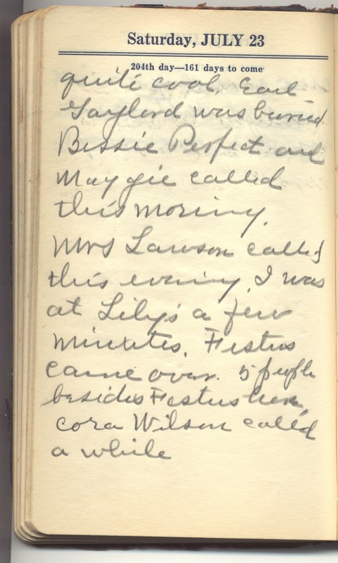 Roberta Hopkins' Diary 1927 (p. 210)