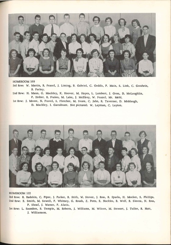 Big Walnut High School Yearbook. 1955: The Flame (p. 43)