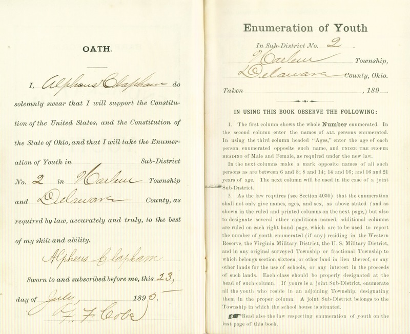 Harlem Township Enumeration of Youth Sub-District 2, July 23, 1895  (3)