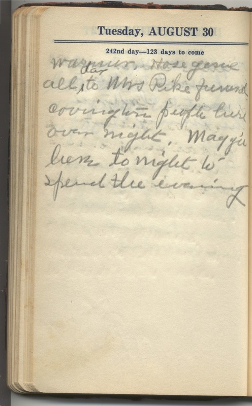 Roberta Hopkins' Diary 1927 (p. 252)