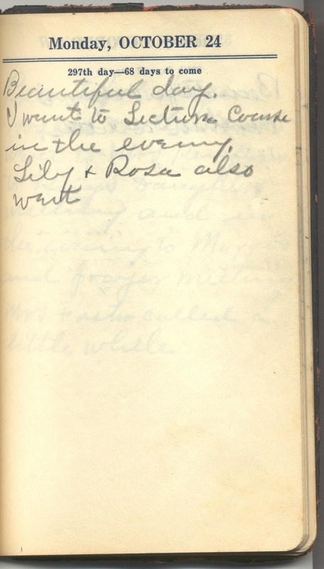 Roberta Hopkins' Diary 1927 (p. 303)