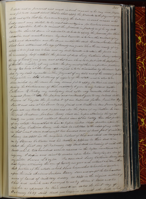 Delaware County Ohio Will Records Vol. 2 1835-1850 (p. 350)