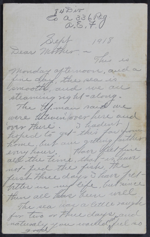 Charlie C. Bricker World War I Letters (p. 47)