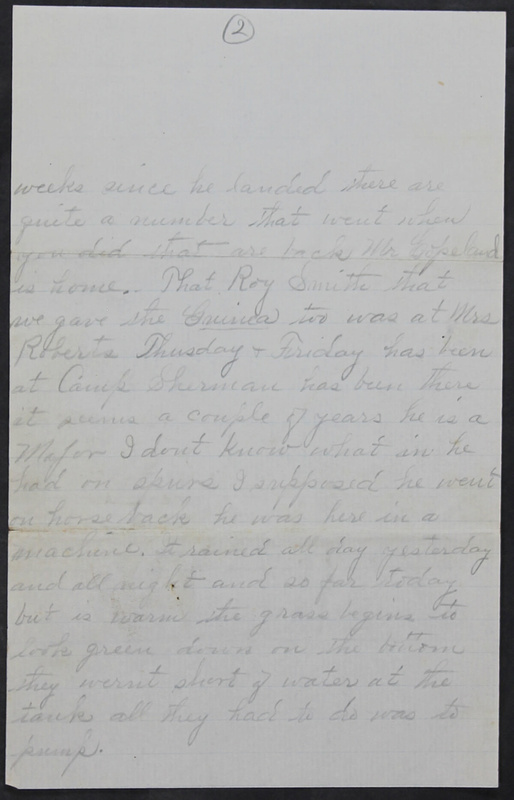 Charlie C. Bricker World War I Letters (p. 151)