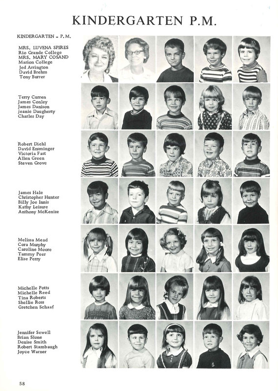 Big Walnut Elementary School. Galena, Harlem, Sunbury, Middle School. 1972-1973 (p. 60)