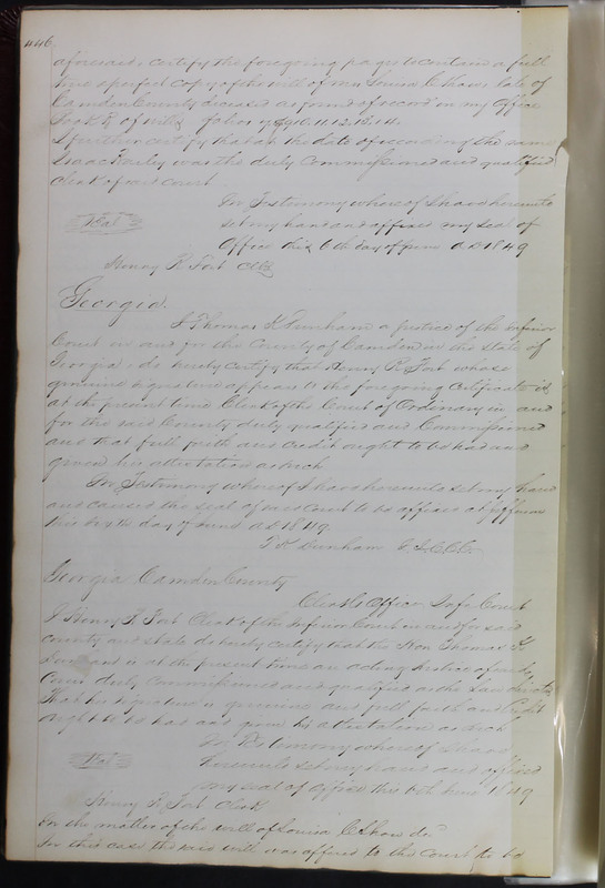 Delaware County Ohio Will Records Vol. 2 1835-1850 (p. 489)