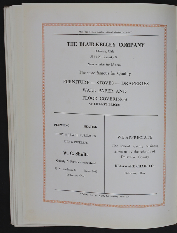 The Delcoan 1925. The annual yearbook of the twelve centralized schools of Delaware County (p. 144)