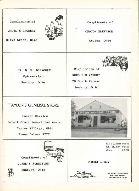 Big Walnut High School Yearbook. 1957: The Flame  (89)