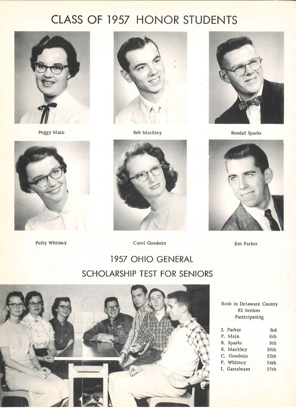 Big Walnut High School Yearbook. 1957: The Flame  (39)