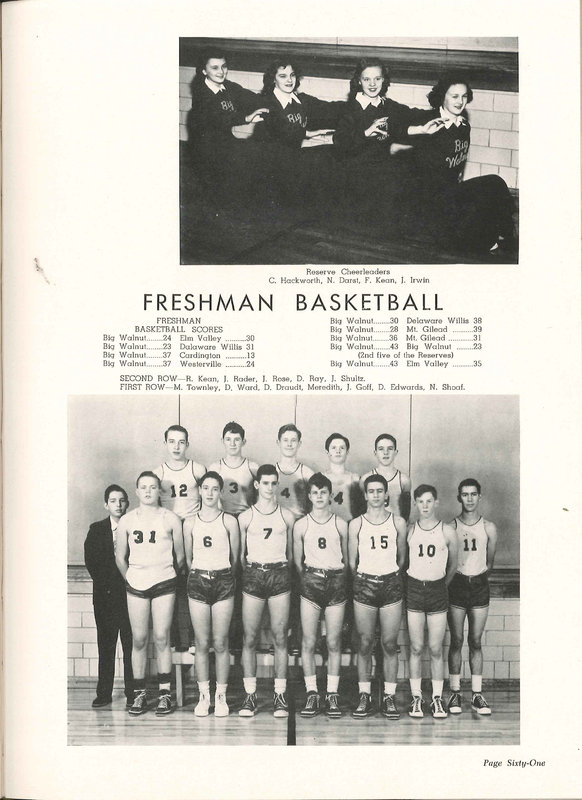 Big Walnut High School Yearbook. 1953: The Flame (p. 60)