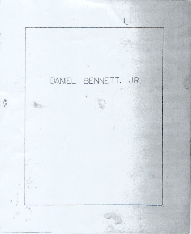 Daniel Bennett, Jr. (p. 1)