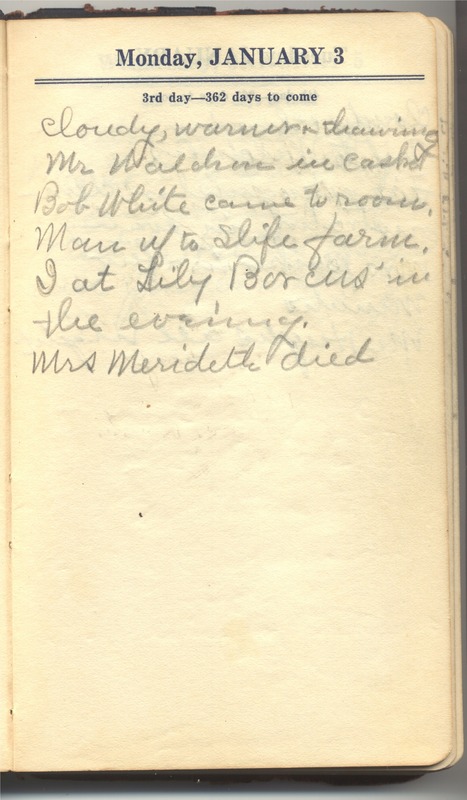 Roberta Hopkins' Diary 1927 (p. 9)