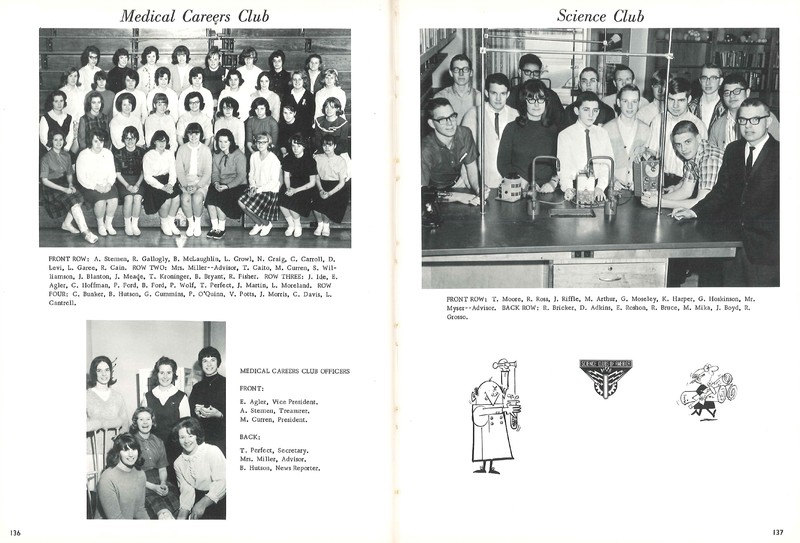 Big Walnut High School Year Book. 1966:The Flame(71)