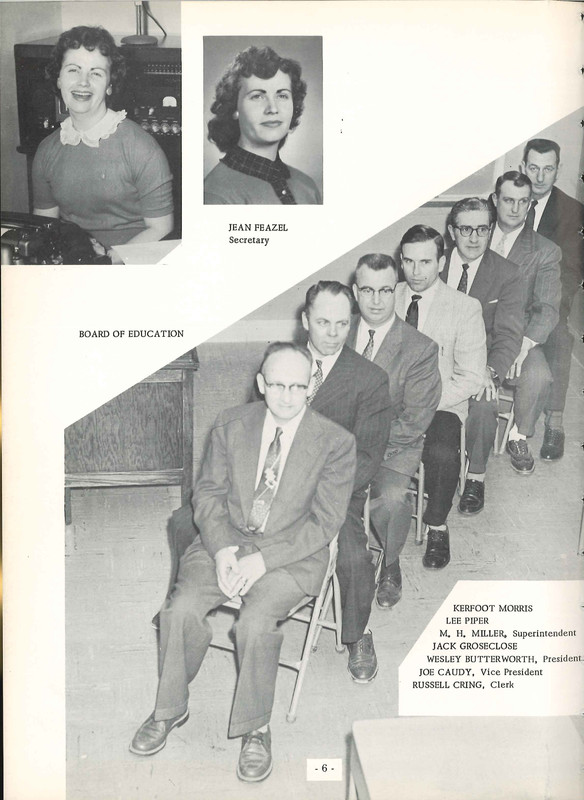 Big Walnut High School Yearbook. 1958: The Flame (9)