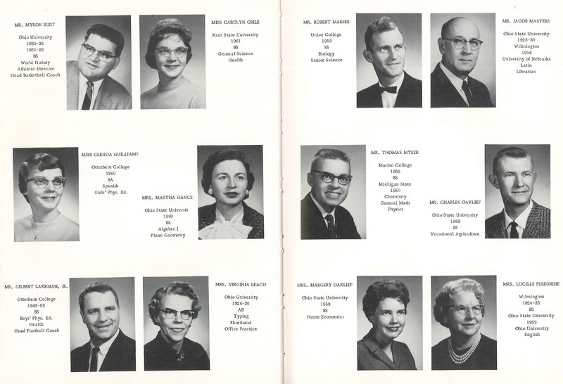 Big Walnut High School Yearbook. 1962: The Flame (8)