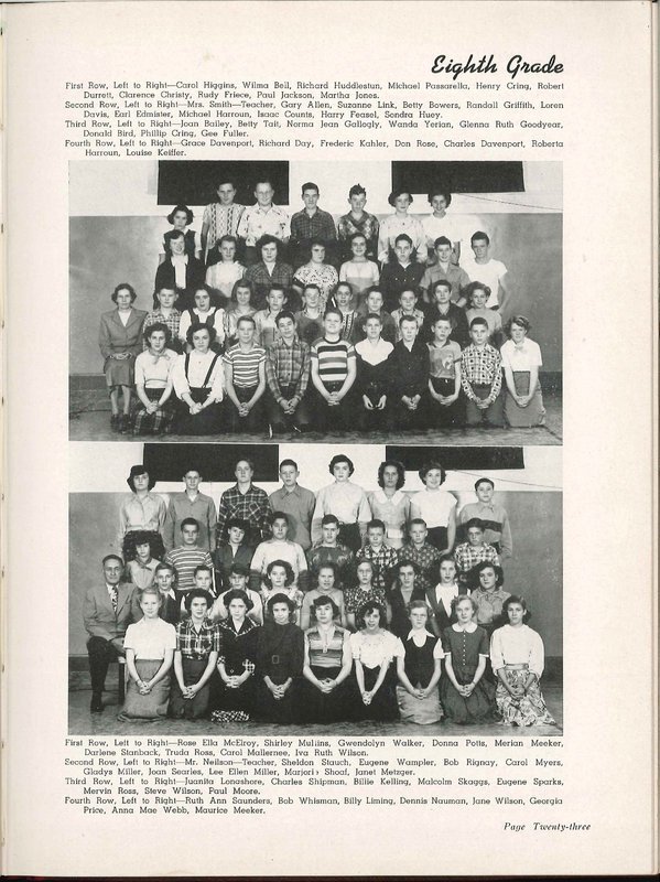 Big Walnut High School Yearbook. 1951: The Flame (28)