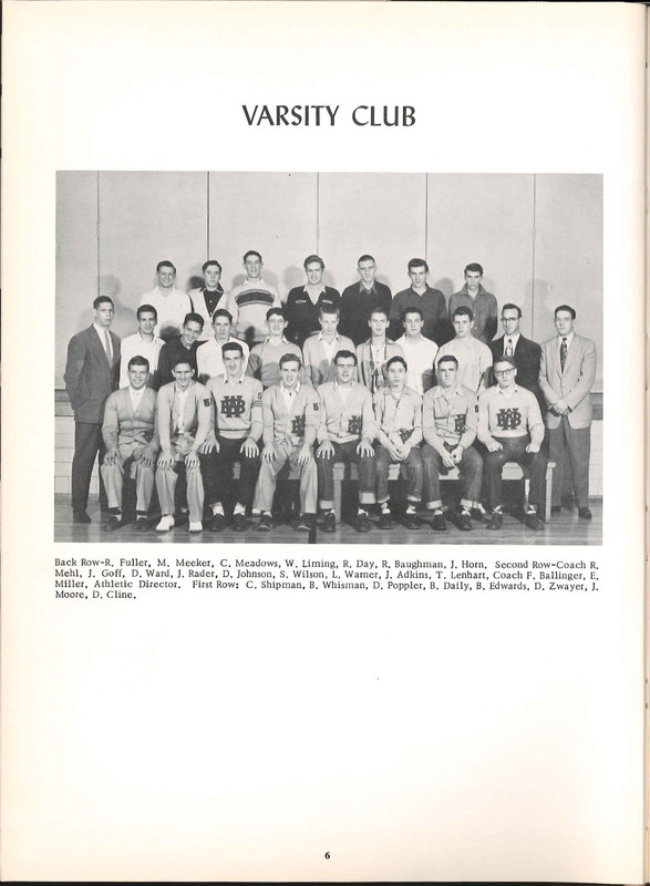 Big Walnut High School Yearbook. 1954: The Flame (p. 8)