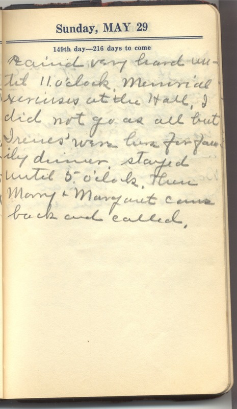 Roberta Hopkins' Diary 1927 (p. 155)