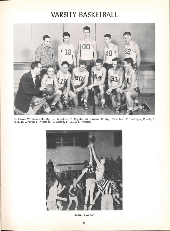 Big Walnut High School Yearbook. 1954: The Flame (p. 28)