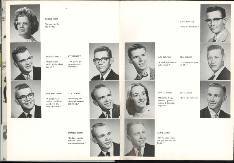 Big Walnut High School Yearbook. 1961: The Flame (p. 11)