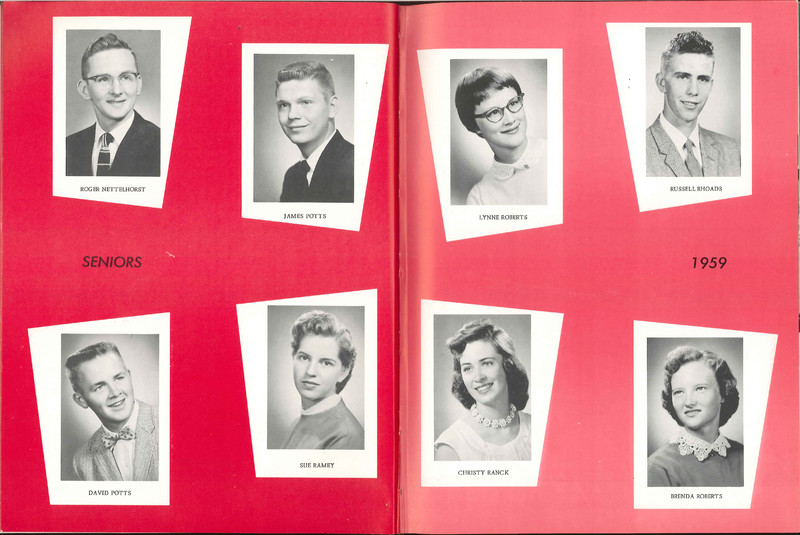 Big Walnut High School Yearbook. 1959: The Flame (17)