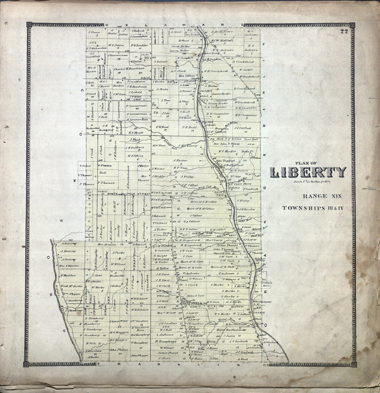 Atlas of Delaware Co., Ohio 1866 (p. 25)