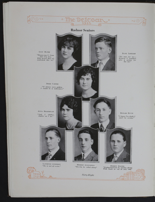 The Delcoan 1925. The annual yearbook of the twelve centralized schools of Delaware County (p. 72)