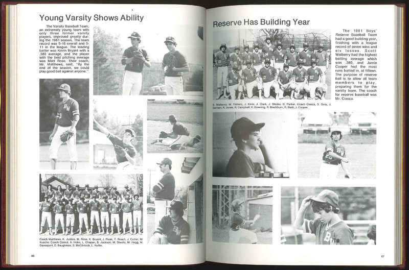 Big Walnut High School Yearbook. 1981: Eagle (p. 46)