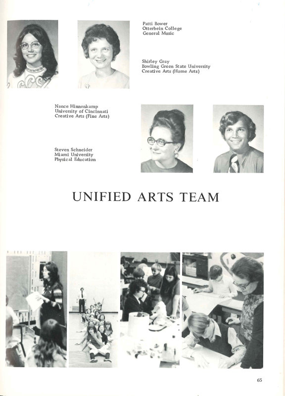 Big Walnut Elementary School. Galena, Harlem, Sunbury, Middle School. 1972-1973 (p. 67)