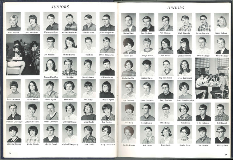 Big Walnut High School Yearbook. 1968: The Flame (p.21)