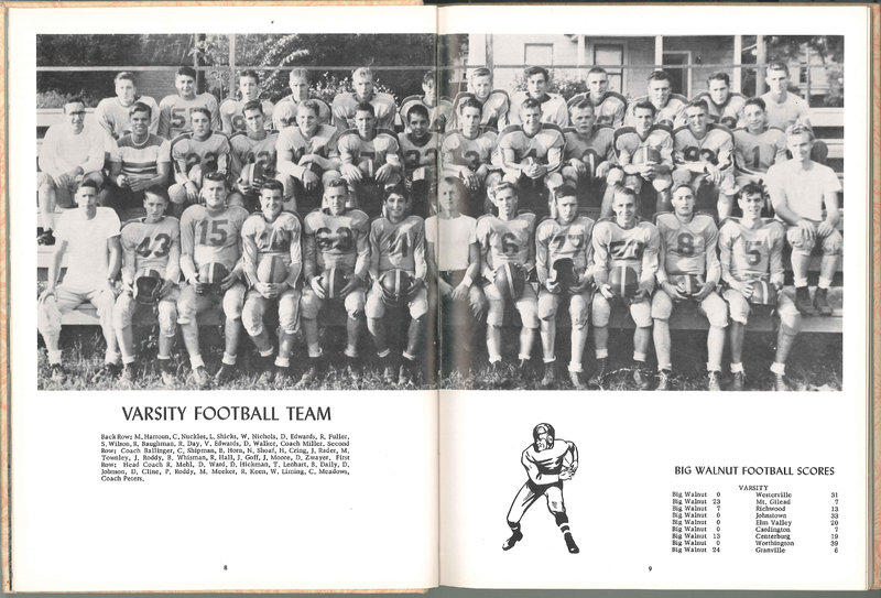 Big Walnut High School Yearbook. 1954: The Flame (p. 10)