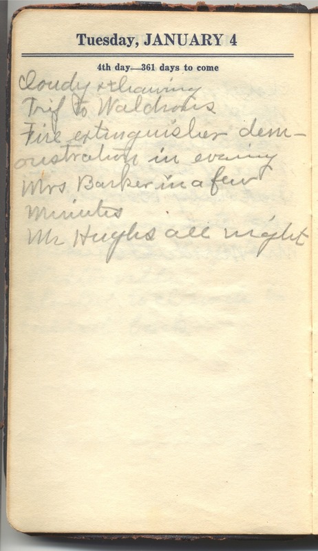 Roberta Hopkins' Diary 1927 (p. 10)