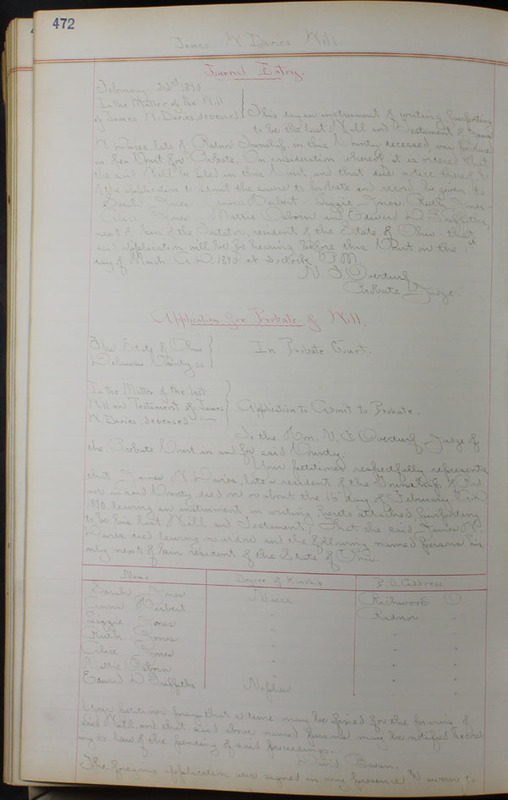 Delaware County Ohio Will Records Vol. 8 1887-1890 (p. 538)