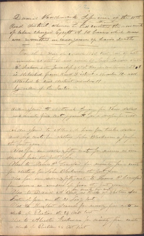 Record Book of Berkshire Township No. 2 1807-1843 (p. 105)