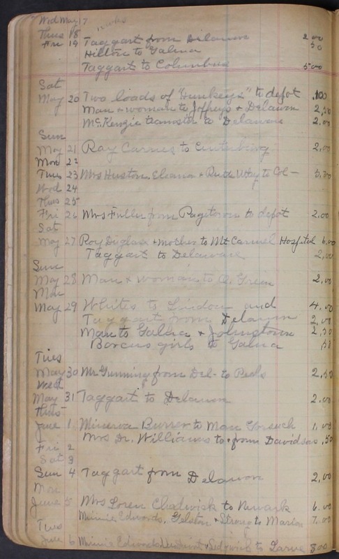 Hopkins House Day Book 1920-1925 (p.56)