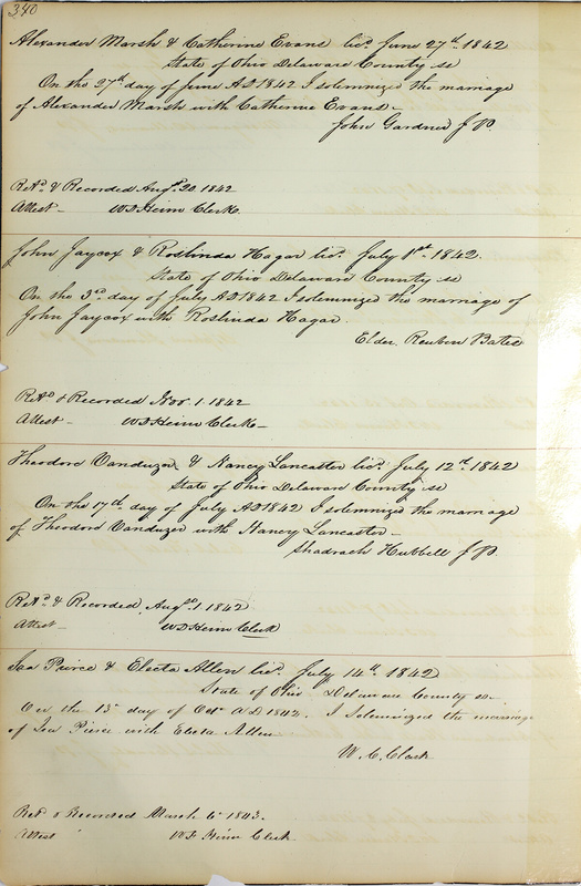 Marriage Records Vol.1 1835-1845 (p. 344)