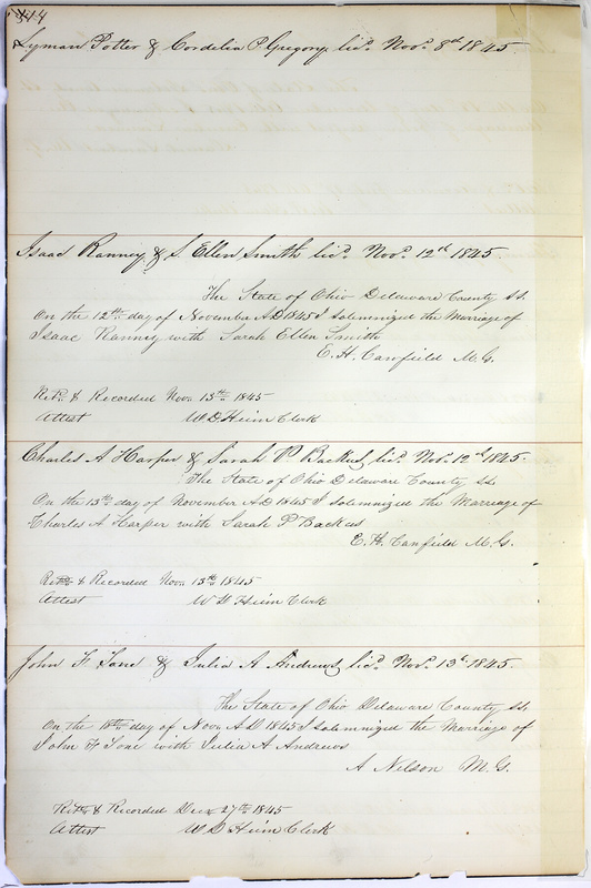 Marriage Records Vol.1 1835-1845 (p. 518)