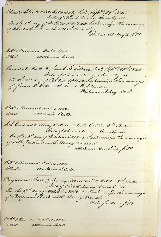 Marriage Records Vol.1 1835-1845 (p. 356)