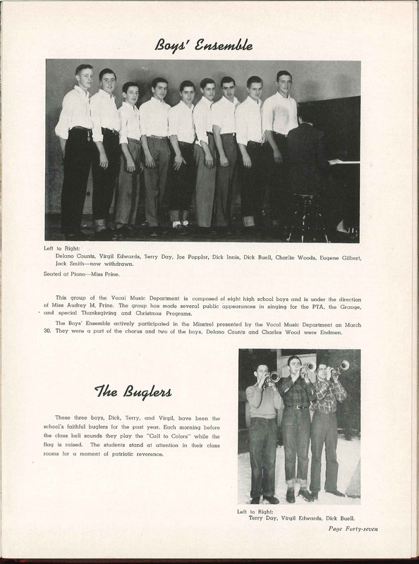 Big Walnut High School Yearbook. 1951: The Flame (52)