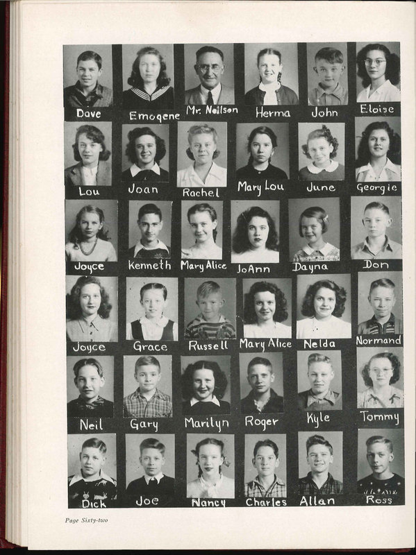 Big Walnut High School Yearbook. 1951: The Flame (67)