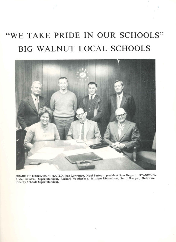 Big Walnut Elementary School. Galena, Harlem, Sunbury, Middle School. 1972-1973 (p. 3)