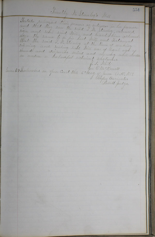 Delaware County Ohio Will Records Vol. 6 1876-1883 (p. 604)