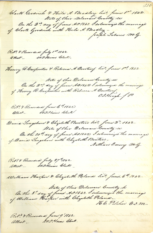 Marriage Records Vol.1 1835-1845 (p. 339)