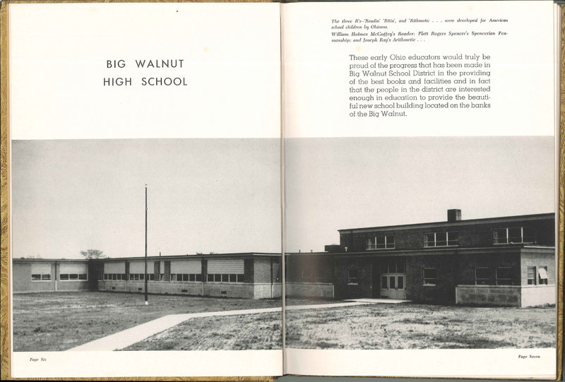 Big Walnut High School Yearbook. 1953: The Flame (p. 7)