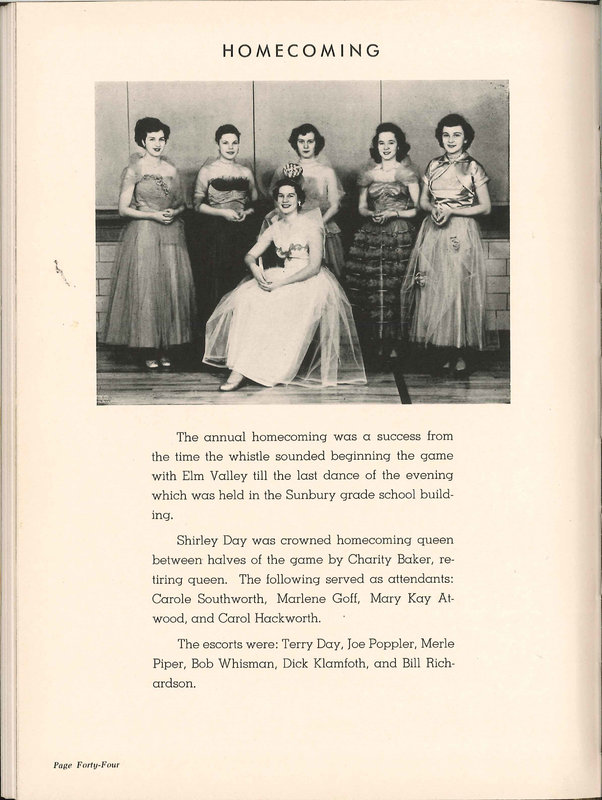 Big Walnut High School Yearbook. 1953: The Flame (p. 43)